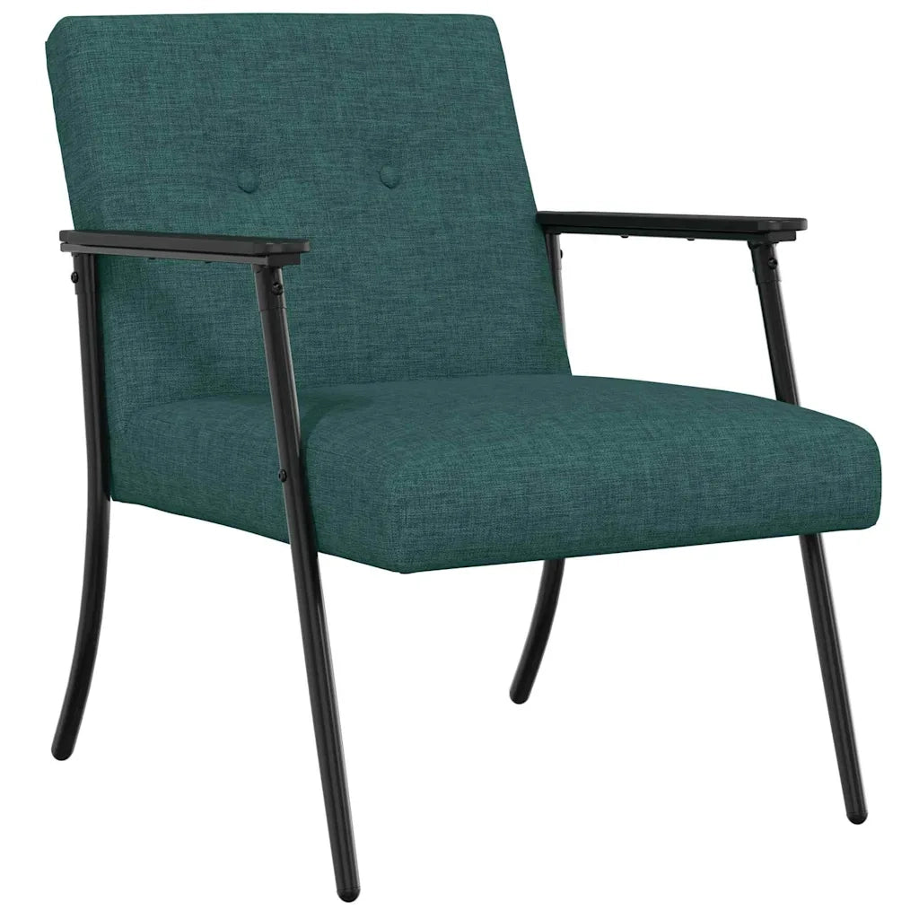 Poltrona | Sedia Relax Verde Scuro Tessuto