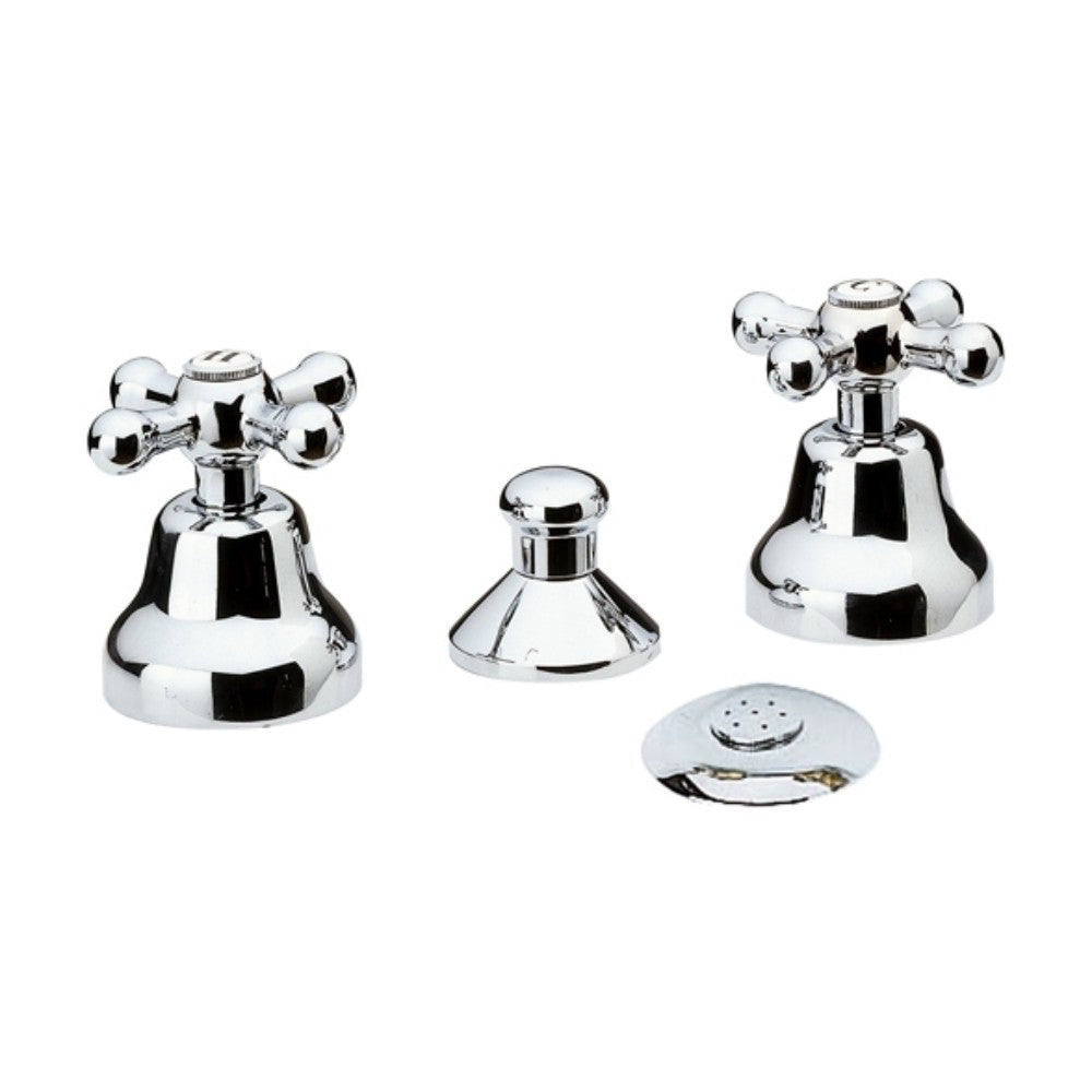 Rubinetto bidet con doccia e scarico - serie liberty