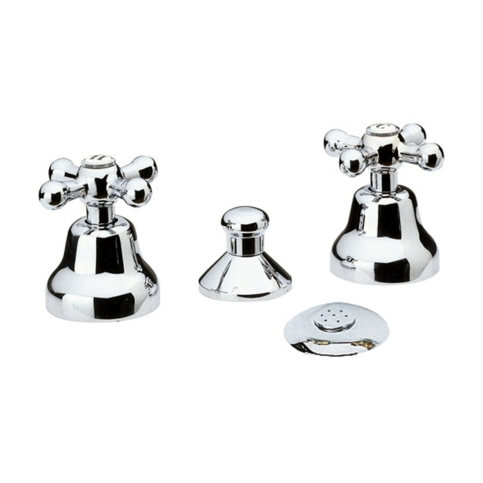 Rubinetto bidet con doccia e scarico - serie liberty