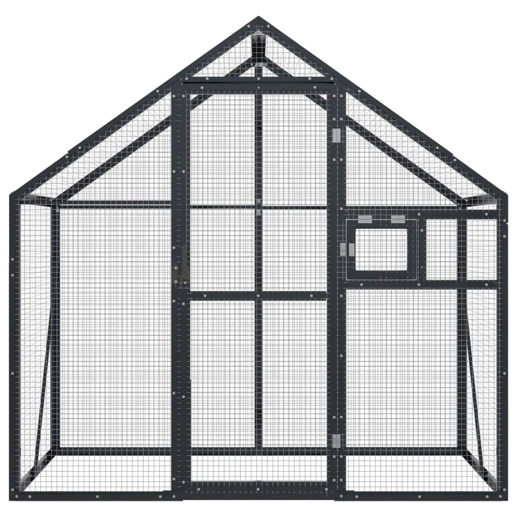 Voliera Antracite 179x100x185 cm in Alluminio CFW4605726