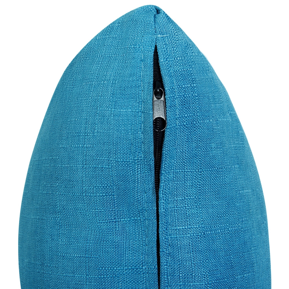 Divano Letto colore Blu Mare 3 Posti Seduta Con Bottoni meccanismo ʺClick Clackʺ in metallo