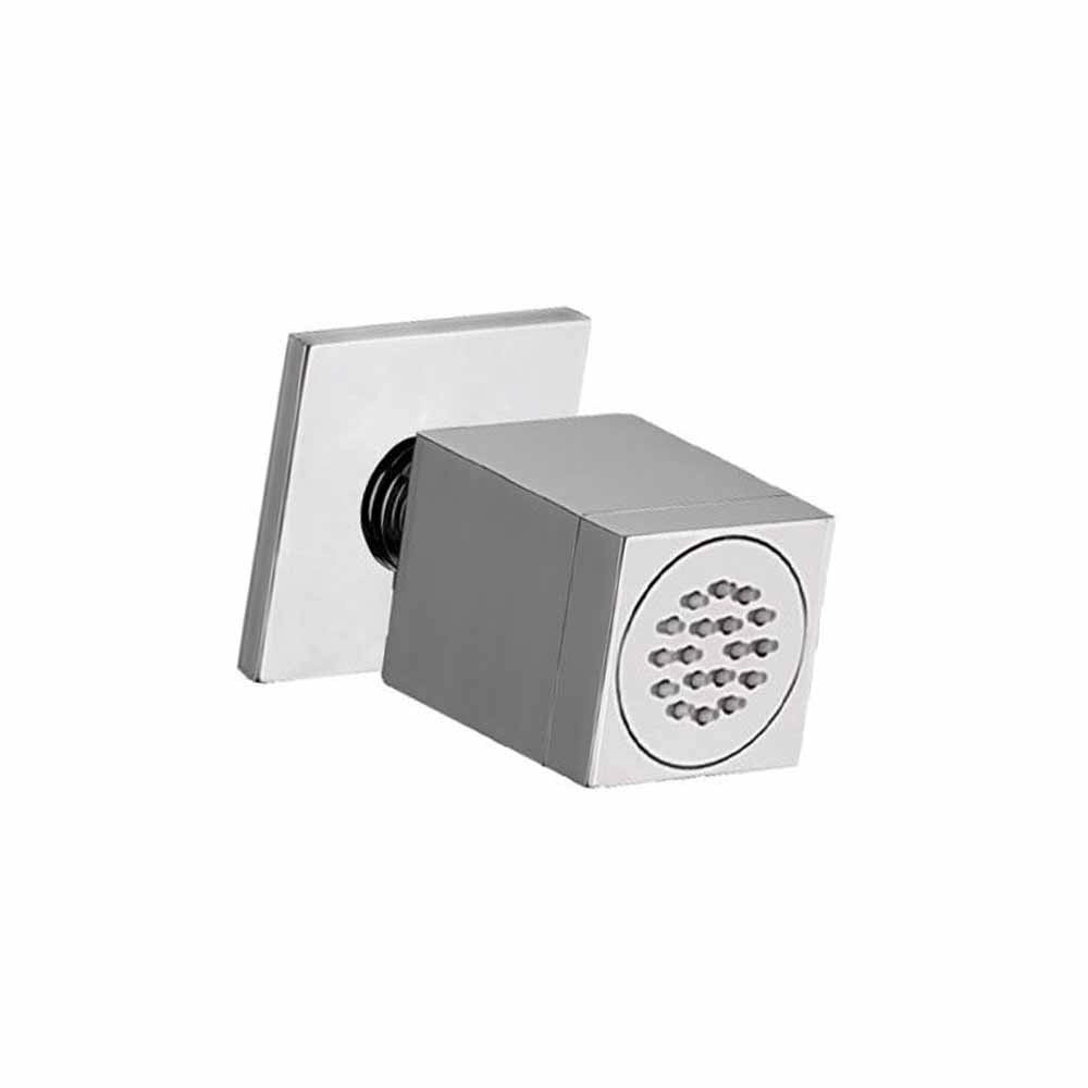 Getto in ottone cromato per sistema doccia