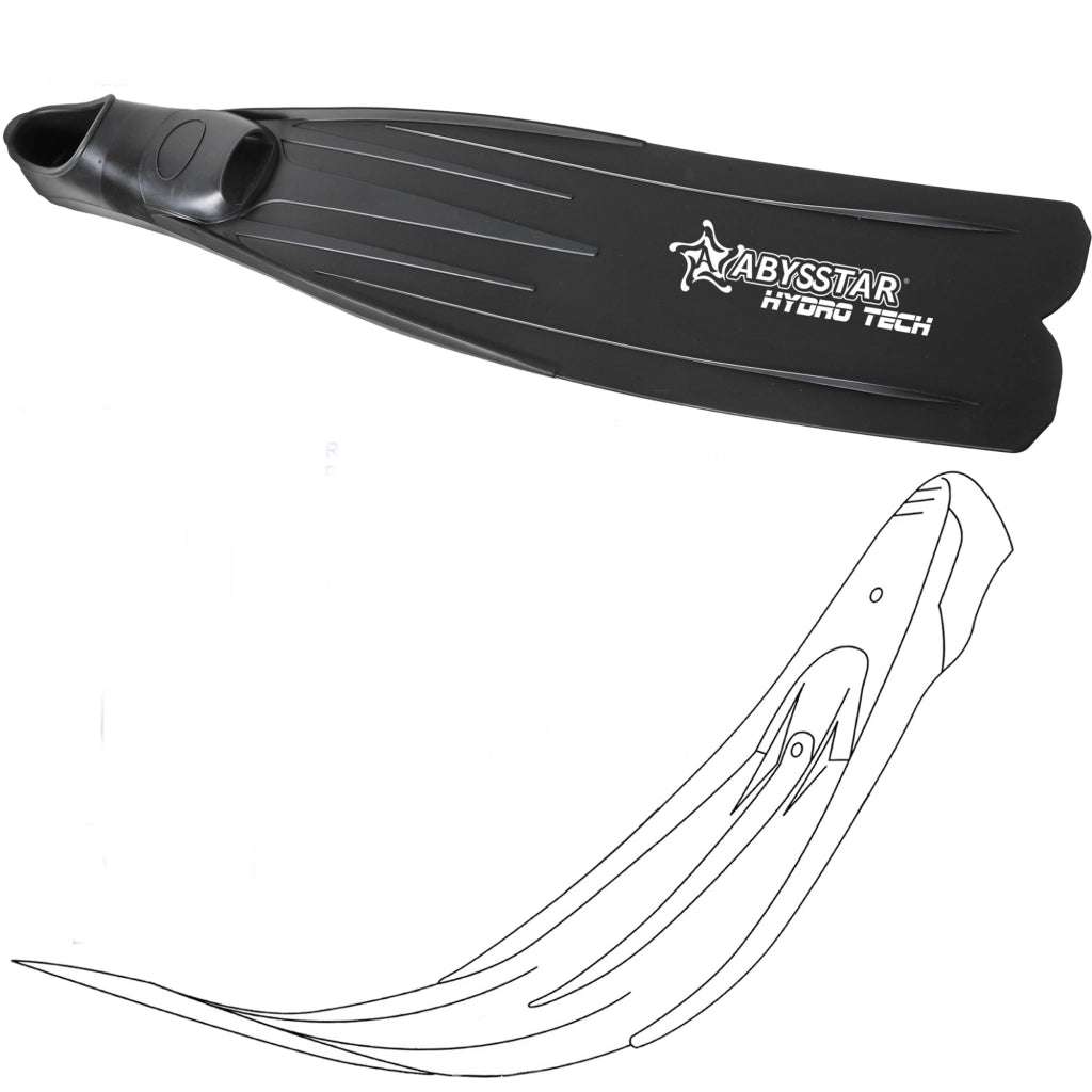Pinna hidro-tech abysstar rinforzi tpr per apnea n 46-47