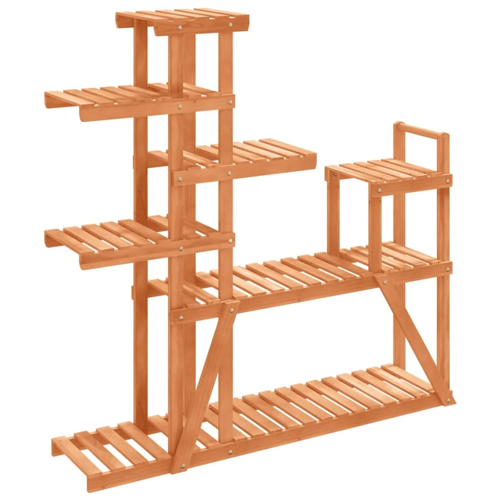 Portafiori/portapiante 110 x 25 x 111 cm legno massello di abete marrone 02_0045196