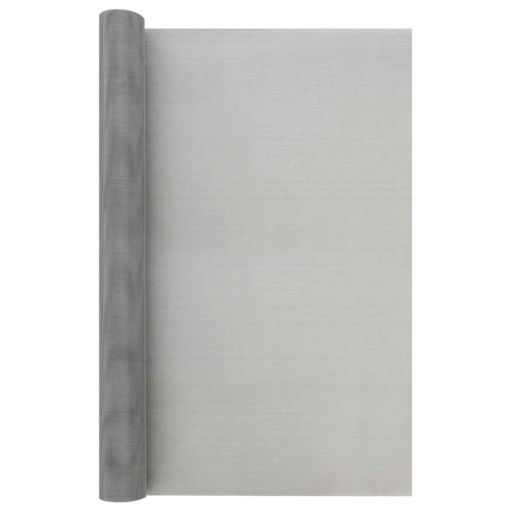 Rete per schermatura 80 x 500 cm 30 Mesh Argento 42039554