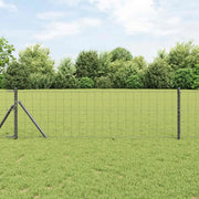 Recinzione Euro Grigio 0,4 x 25 m Ferro rivestito in PVC 42004546