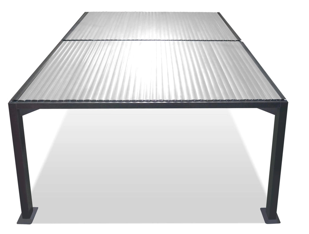 Pergola da Giardino 3x3m in Alluminio Antracite