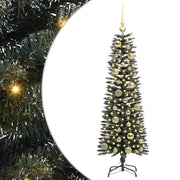 Albero di Natale | Decorazioni natalizie artificiale con 150 LED Verde 120 cm