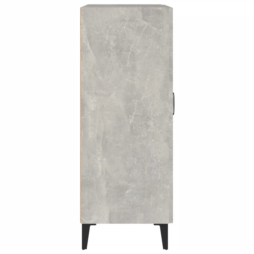 Credenza-Buffet-Armadio da cucina Grigio Cemento 69,5x34x90 cm in Legno Multistrato 899370