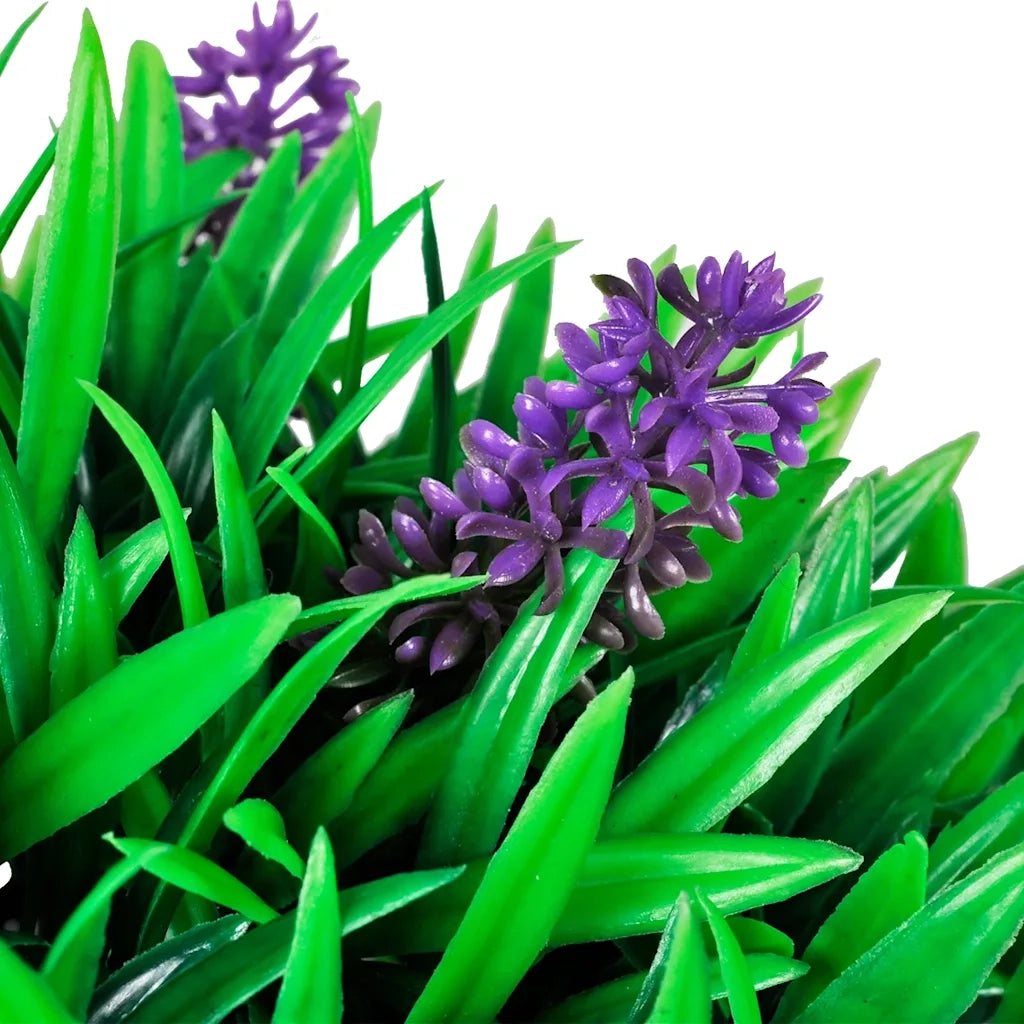 Set Palle di Bosso Artificiale 2 pz con Lavanda 30 cm CFW8213541