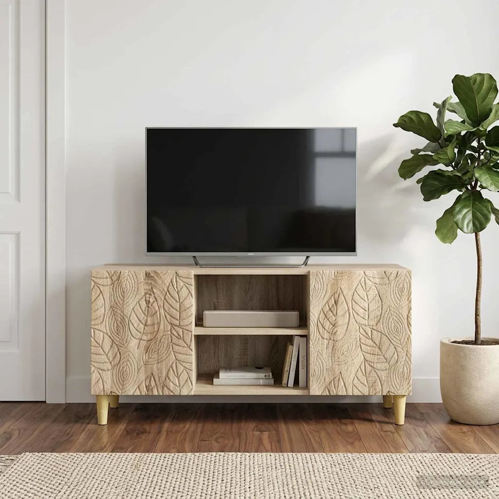 Mobile TV 102 x 34,5 x 50 cm Rovere Sonoma Legno ingegnerizzato 895157