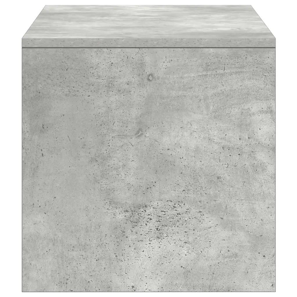 Mobile Porta TV Grigio Cemento 100x40x40cm in Legno Multistrato