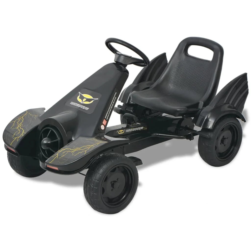 Go-kart a pedali con sedile regolabile nero 02_0005282
