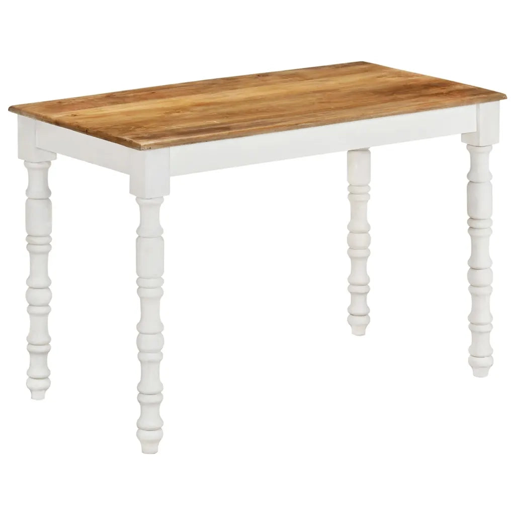 vidaXL Tavolo da Pranzo 110x60x75 cm in Legno Massello di Mango
