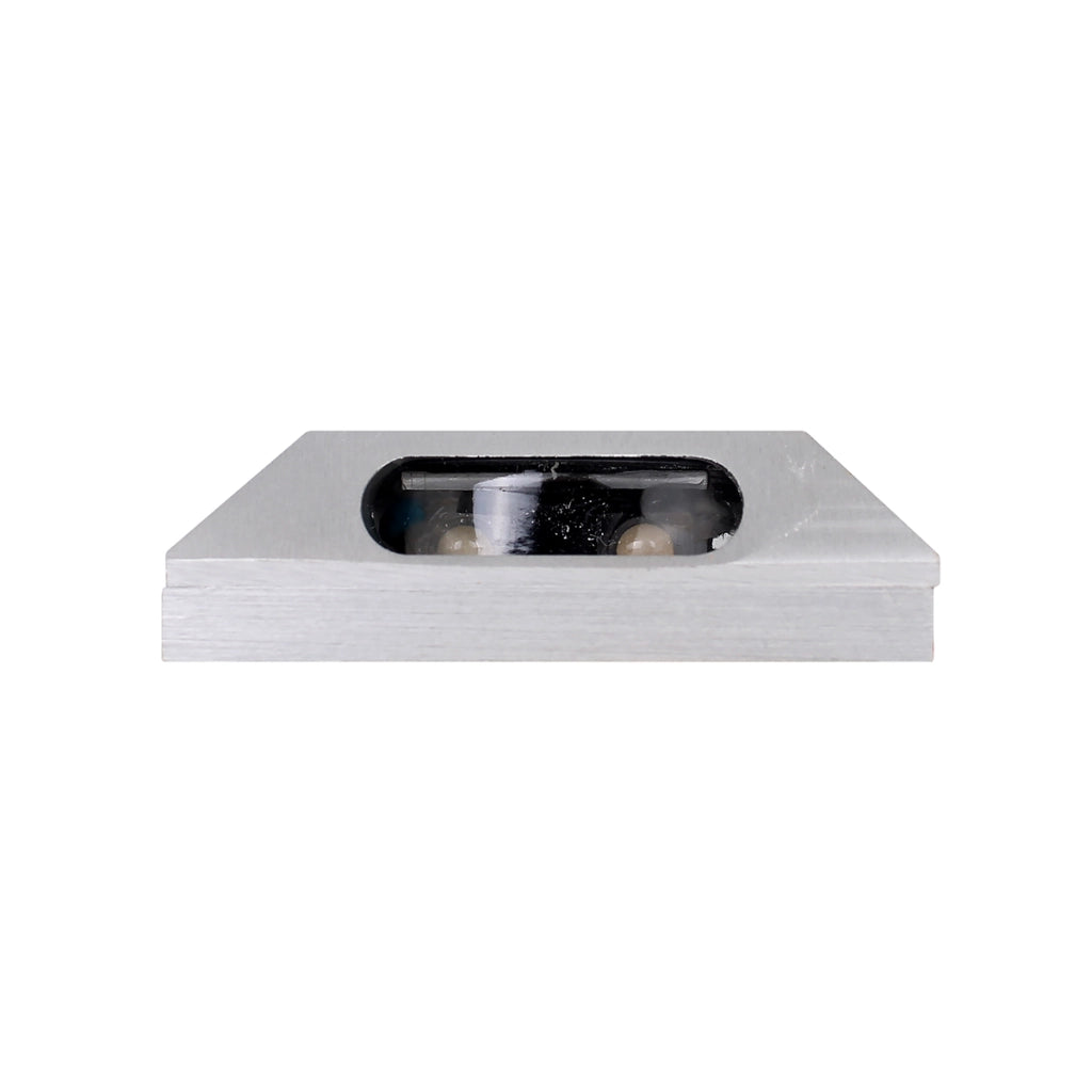 SEGNAPASSO LED 12V 4W RADENTE QUADRATO DOPPIA EMISSIONE LUCE NATURALE 4000K° IP65 - IDEALE PER SCALE CORRIDOI GIARDINI VIALETTI E PERCORSI PEDONALI