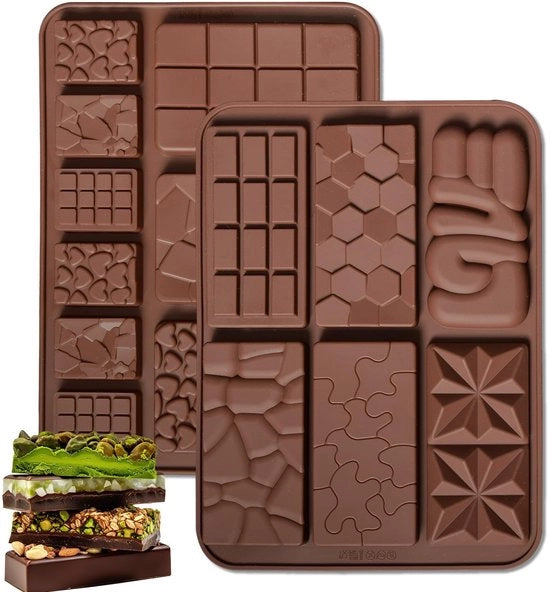 Set di forma di cioccolato in silicone da 2 pezzi - forma di uovo di pasqua/lecce - forma di cioccolato/sorbetti - rimozione facile - alta qualità - forma per torta