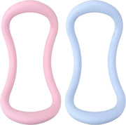 Set di Yoga a Doppio Anello per Gambe e Cosce - Anello di Fitness Pilates con Punti di Massaggio - Anello di Resistenza per Strette Muscolari per Donne, Attrezzo per Allenamento a Casa