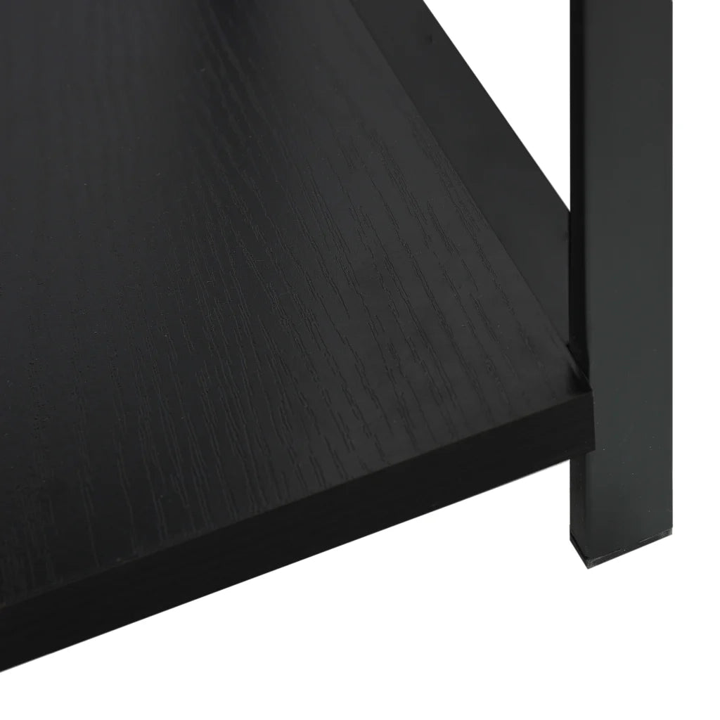 Scaffale Libri Piccolo Dritto Nero 33,5x39,6x79,7cm Multistrato 288232