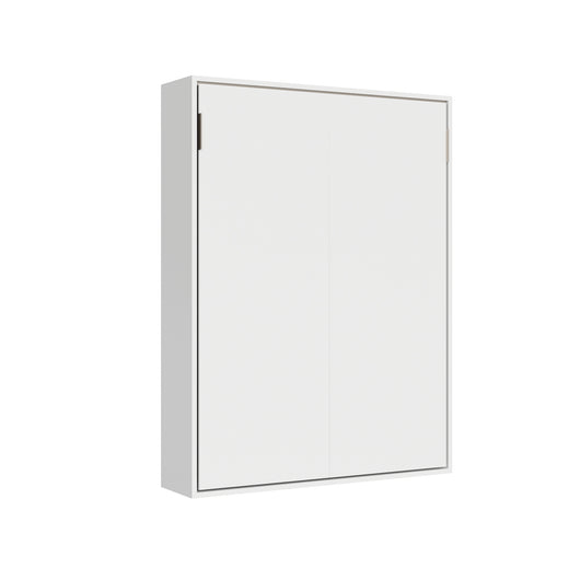 Letto Matrimoniale Francese A Scomparsa 140 Versia Bianco