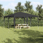 Tenda Party Antracite 400 x 400 x 266 cm Polietilene e Acciaio 42003423