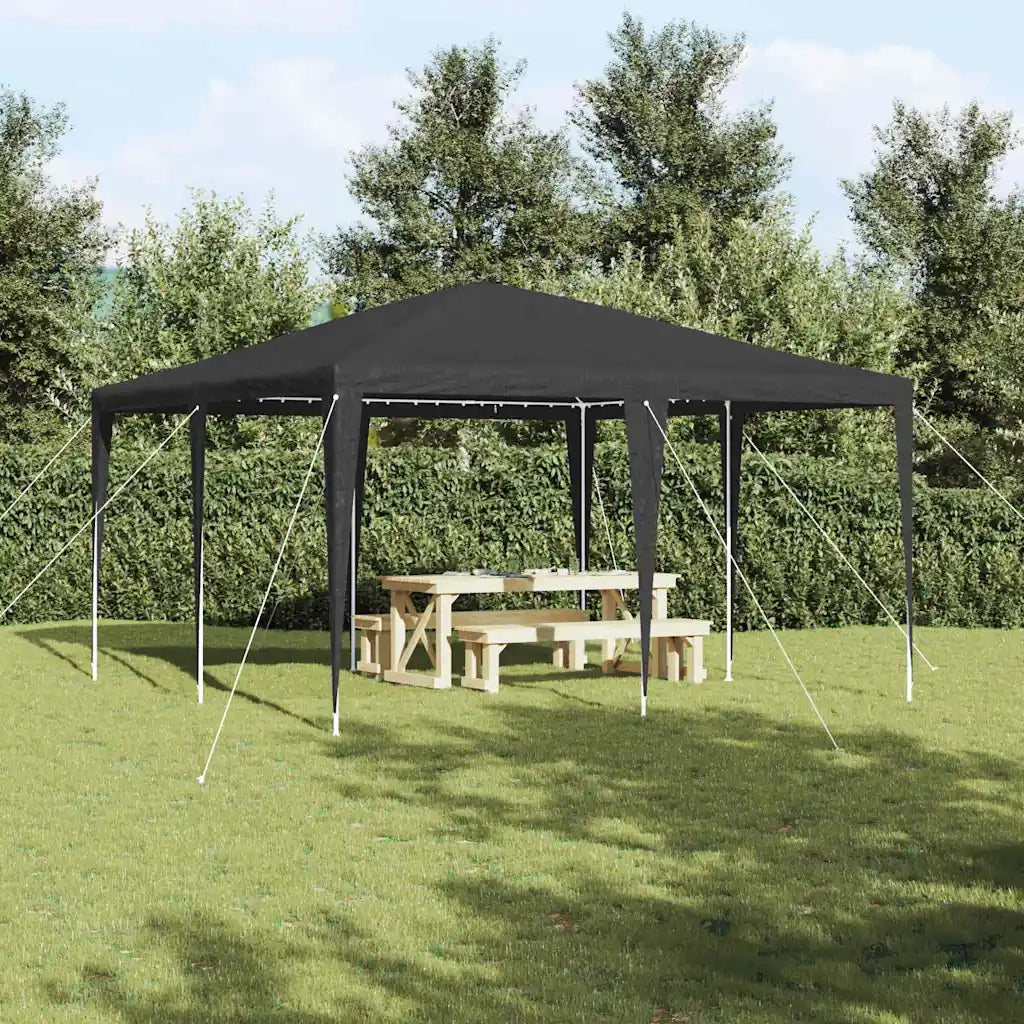 Tenda Party Antracite 400 x 400 x 266 cm Polietilene e Acciaio 42003423