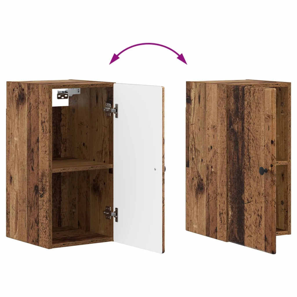 Armadio da bagno a muro BREDA Legno antico 30 x 31 x 59 cm 897473