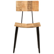 Sedie da Pranzo 2 pz 44x40x80 cm Legno Massello di Mango 348161