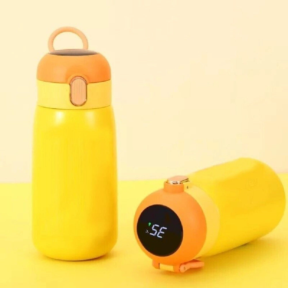 Trade Shop - Borraccia Termica Con Display Led Temperatura Thermos Acciaio Inox 420ml Tx-8334 -