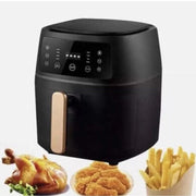 Trade Shop - Friggitrice Ad Aria Da 8lt Smart Touch Screen Digitale 2400w No Olio Verdura Carne Pesce -