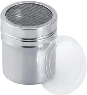 Contenitore per Spezie in Acciaio Inossidabile 300ml - Filtro Fine - Riciclabile - Bottiglia di Stoccaggio - Contenitore di Magazzino - Qualità Alta e Sicura