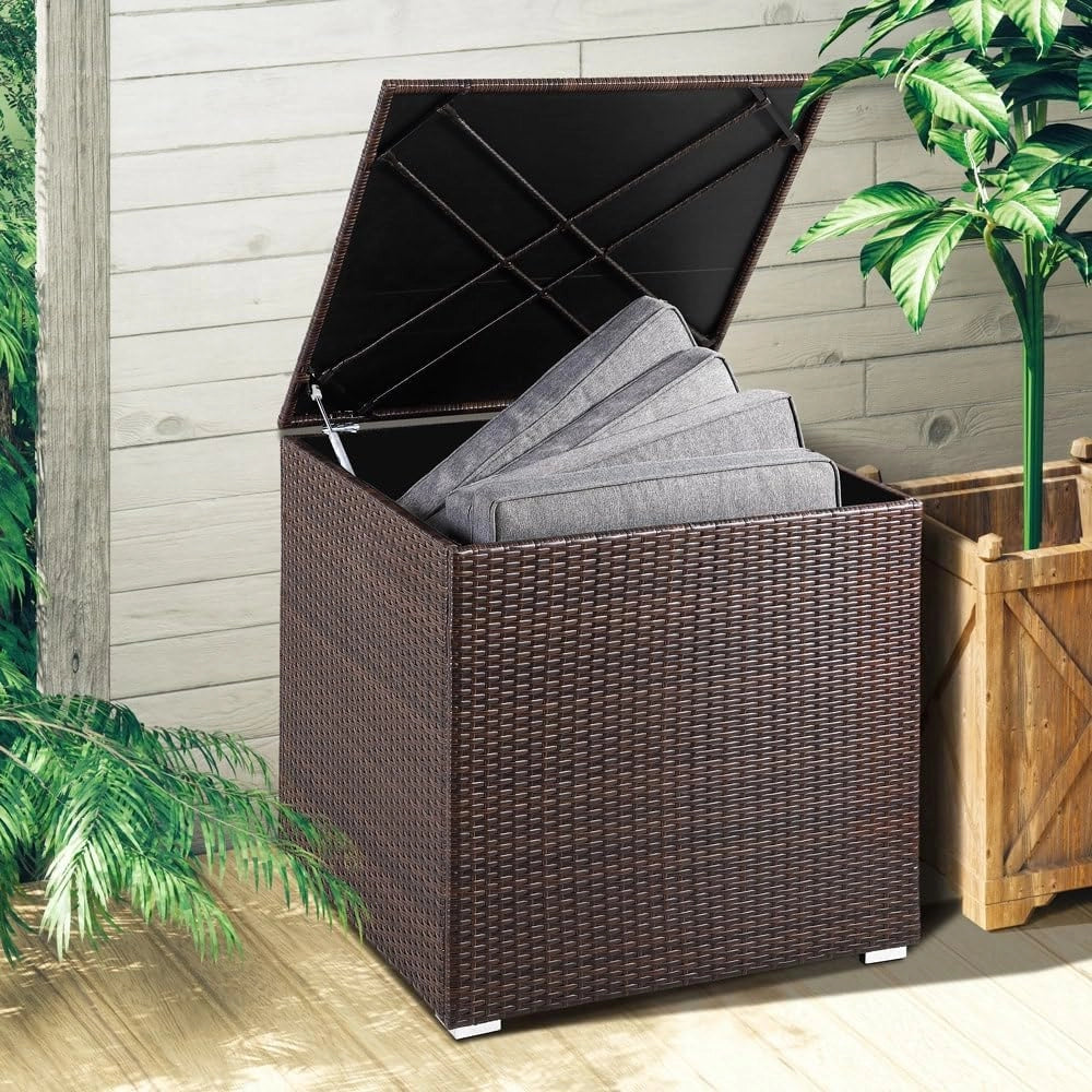 ® Lounge Tavolo da Giardino Set Polyrattan Mobili da Esterno Inclusi Cuscini 318L Gruppo di Seduta Terrazza Balcone Salottino Outdoor