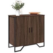 vidaXL Credenza Rovere Marrone 78x35,5x74,5 cm in Legno Multistrato