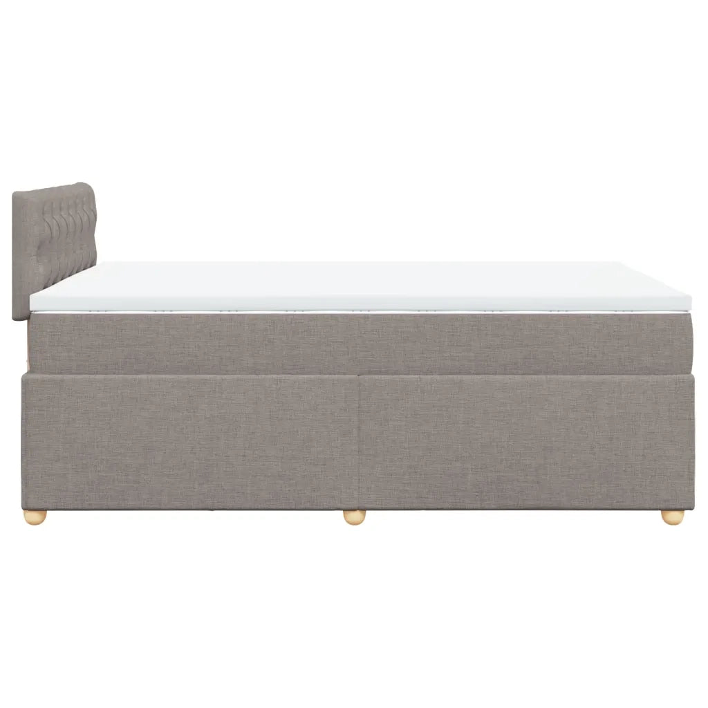 Giroletto a Molle con Materasso Tortora 120x190 cm in Tessuto 3288930