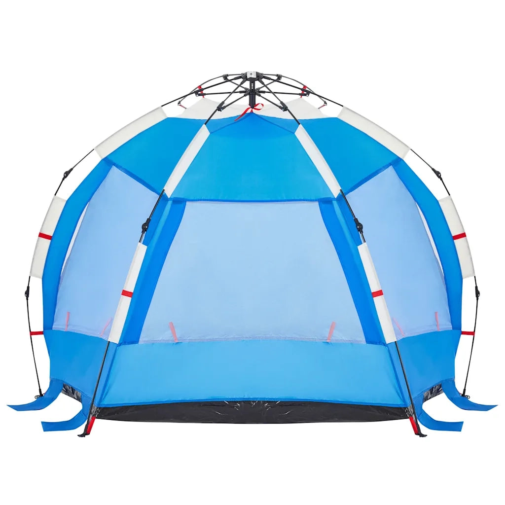 Tenda da Spiaggia 2 Persone-Tenda da campeggio Azzurro Rilascio Rapido Impermeabile 557540