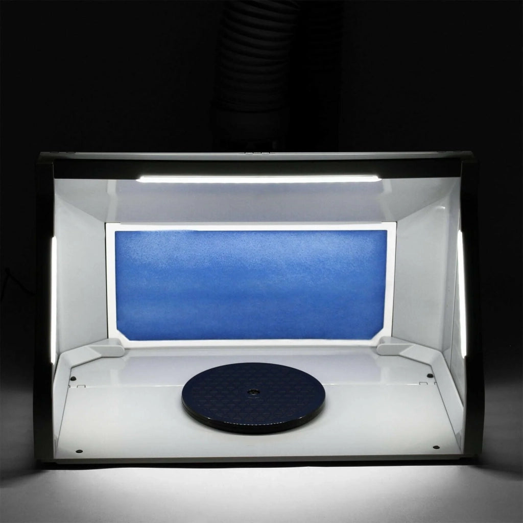 Cabina di aspirazione a doppia ventilazione a LED da 9 m³/min con interruttore regolabile a 2 livelli 16_0002402
