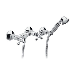 Rubinetto doccia a muro con doccia duplex - serie liberty