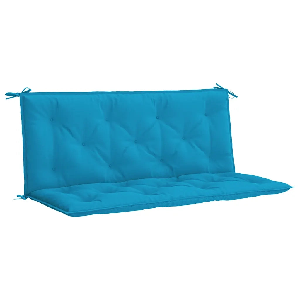 Cuscino per Panca Azzurro 120x(50+50)x7 cm in Tessuto Oxford