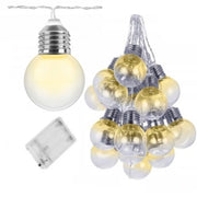 Ghirlanda LED a Batteria 20x – Luce Calda Gialla | 3m, 20 LED, 1.2W | Decorazione per Casa e Giardino, Feste, Natale