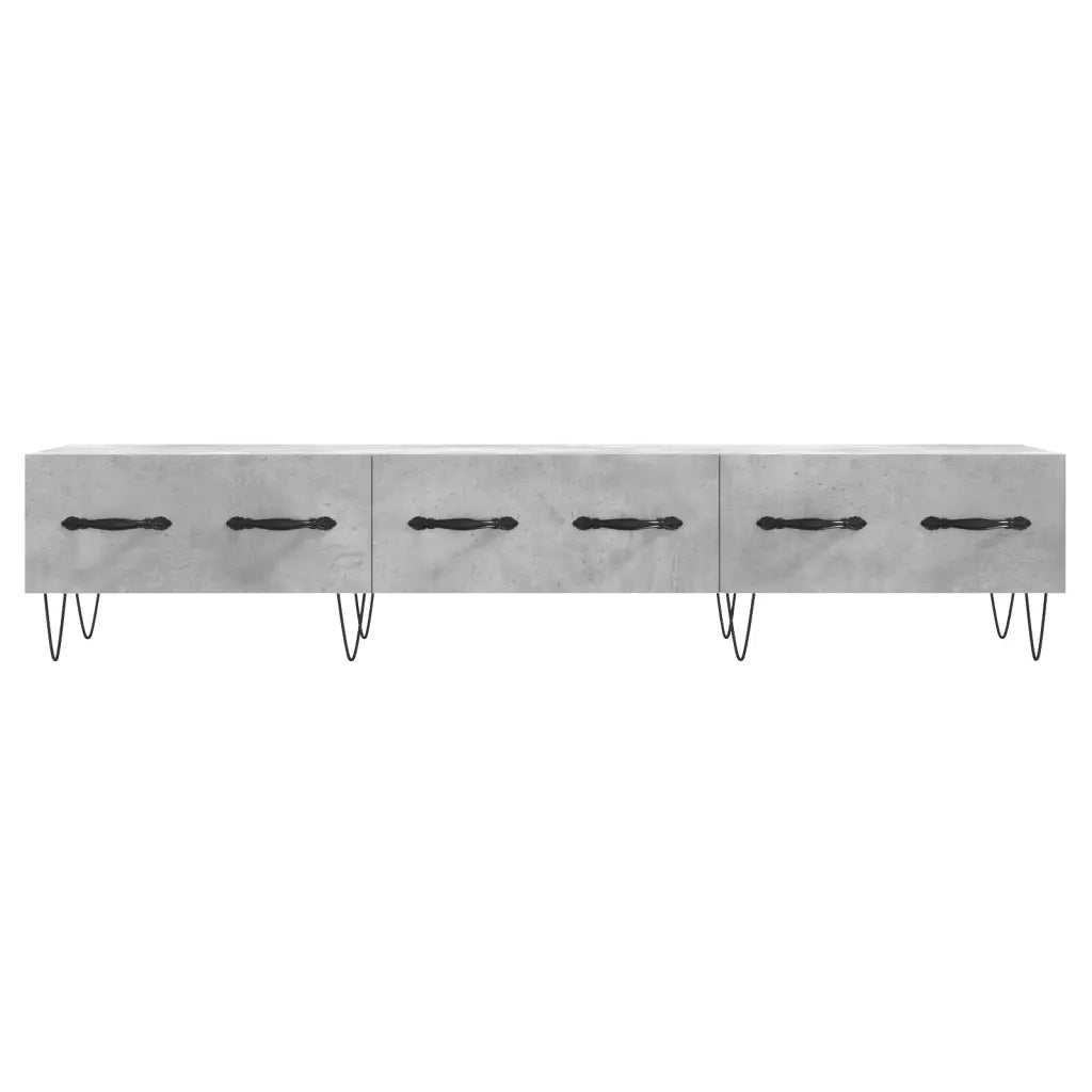 Mobile Porta TV-Mobile per TV-Credenza TV Grigio Cemento 150x36x30 cm Legno Multistrato 859867