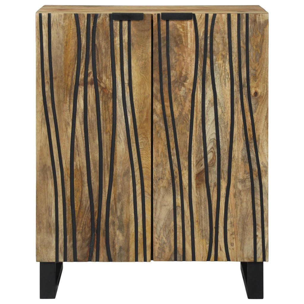 Sideboard 60x33,5x75 cm in Legno Massello di Mango