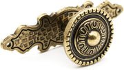 Pomme d'Acciaio Antico - Aspetto Vintage - 4 Pezzi - Ø25mm - Stile Antico