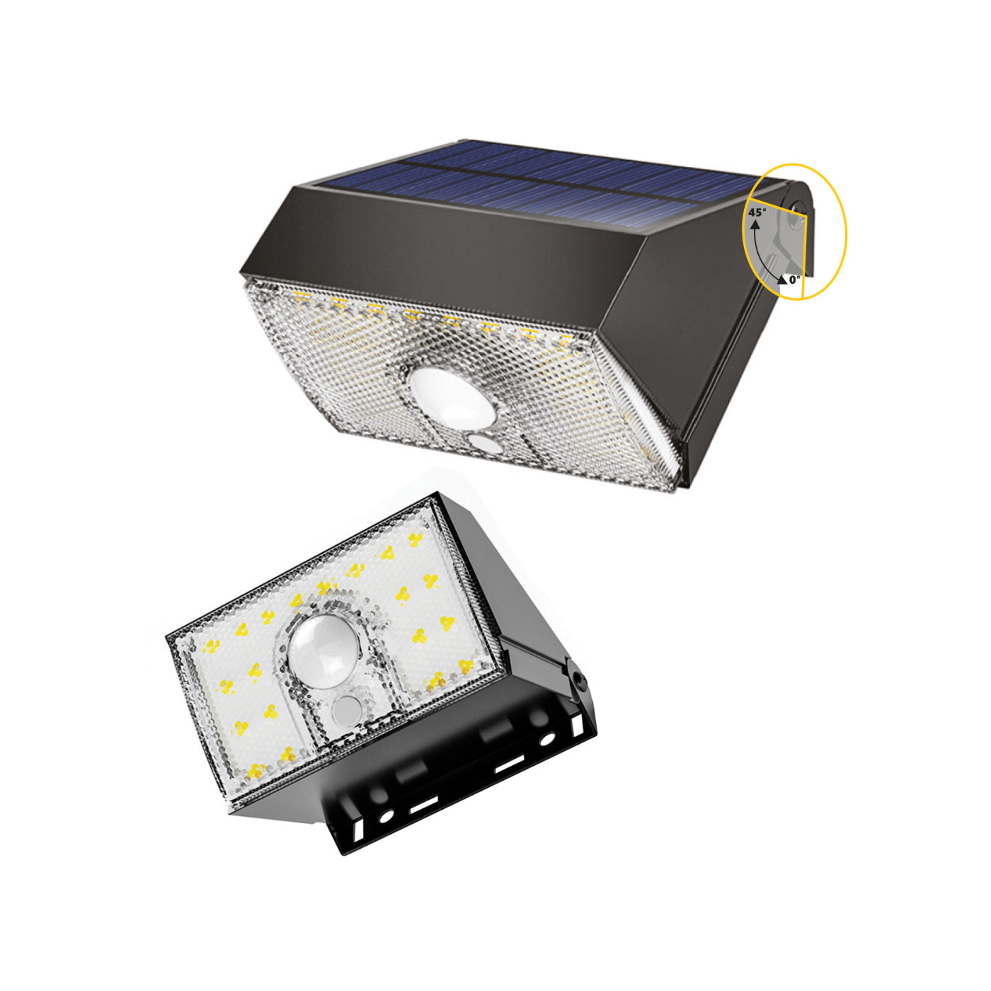 Proiettore led solare integrato 1000lm IP65