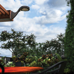 LED Solare Da Parete 1000lm Crepuscolare + PIR