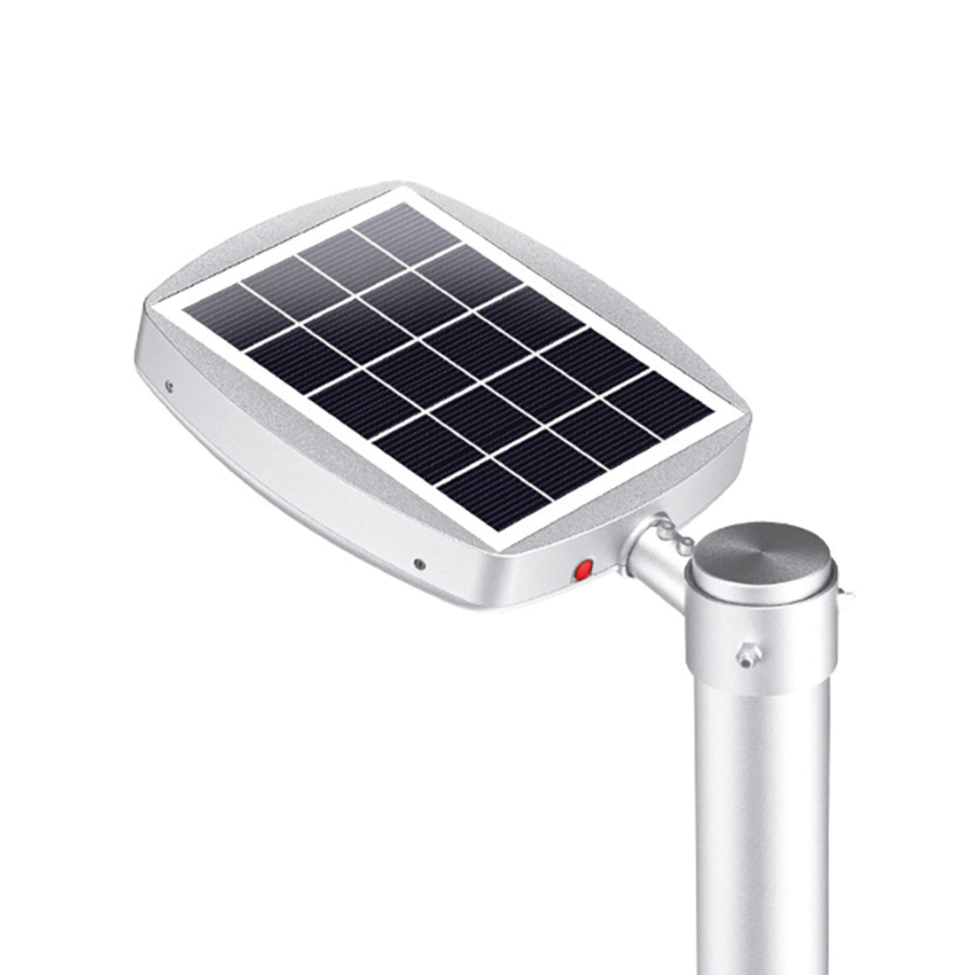 Lampione LED solare 3000lm crepusc+pir+telecomando