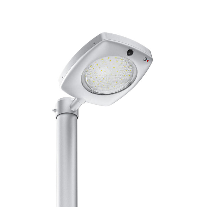 Lampione LED solare 3000lm crepusc+pir+telecomando