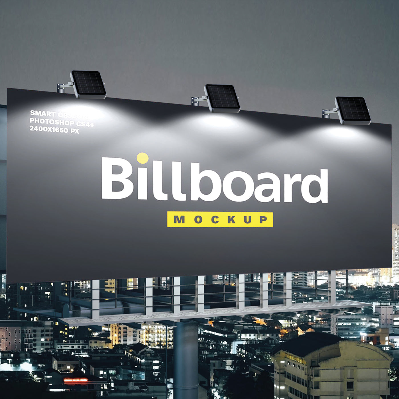 Proiettore LED solare integrato 1500lm