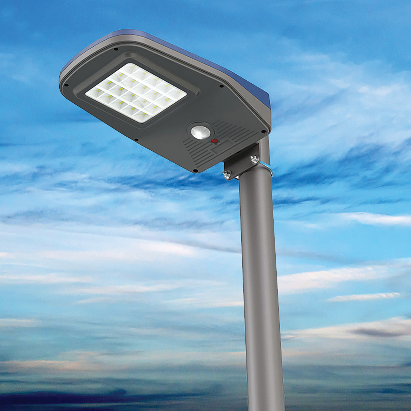 Proiettore stradale solare IP65 2000lm multifunzione