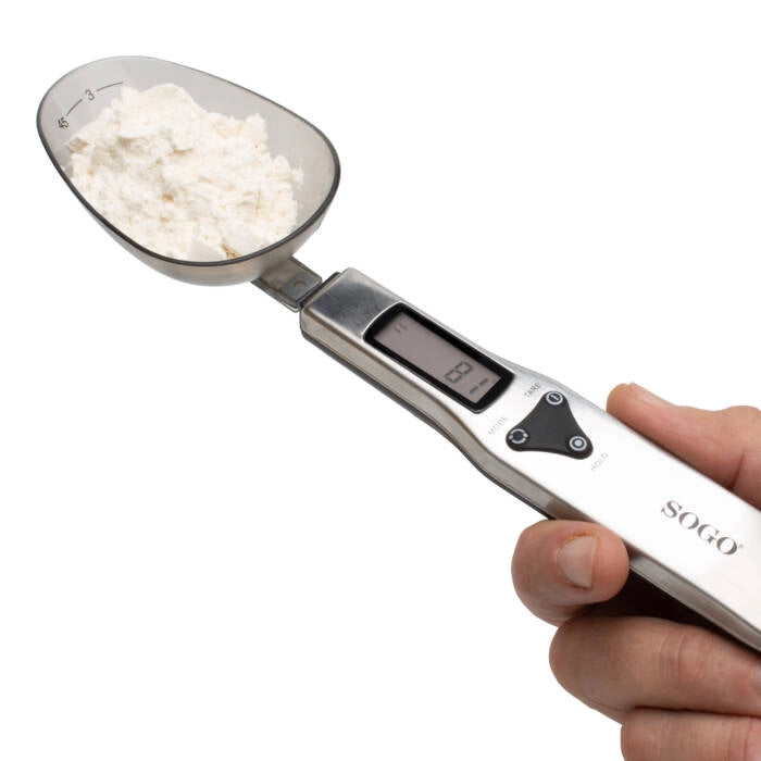 Bilancia digitale a cucchiaio 300g precisione 0,1g con display LCD e funzione tara per cucina e spezie - Sogo