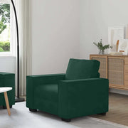 vidaXL Divano Sedia Verde Scuro 60 cm Velluto