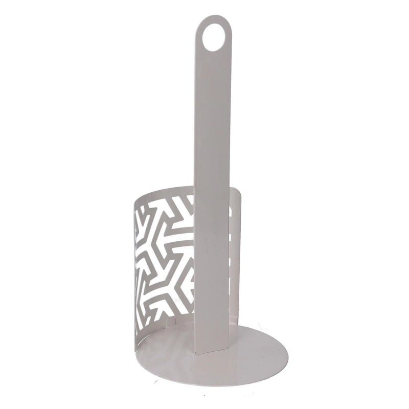 Portascottex metallo frecce bianco tondo cm ø15h33